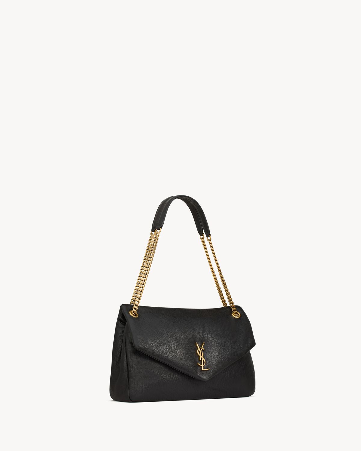YSL Calypso Large in Grained Lambskin - Image 2